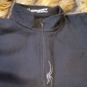 Spyder Black Quarter-Zip Pullover